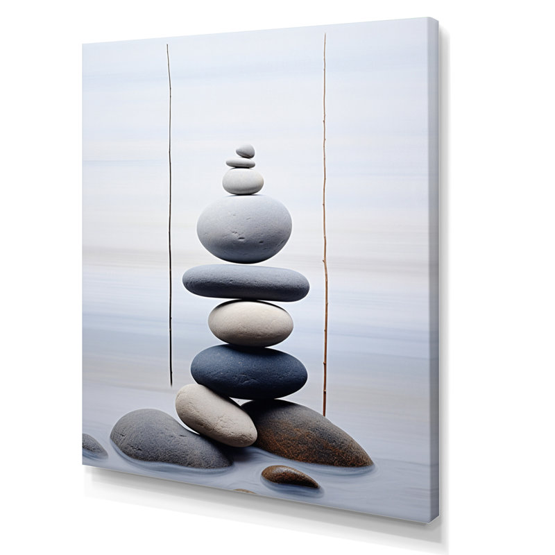 «Leneve Beach Harmonic Balance I», reproduction sur toile, H 20 po x l 12 po x P 1 po, Toile tendue