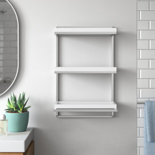 Rebrilliant Hodgkinson Bathroom Shelf for Pedestal Sinks Review