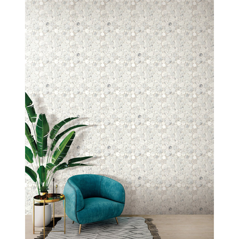 Bolle Carrara Random Sized Marble Mosaic Wall & Floor Tile