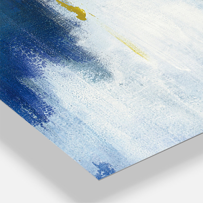 Blue Glam II - Modern Wall Clock