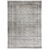 Gray Alchemy Traditional Silk Rug - 8'7" x 11'10"