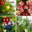 Guirlande lumineuse artificielle de Noël en forme de larme pour porte d'entrée