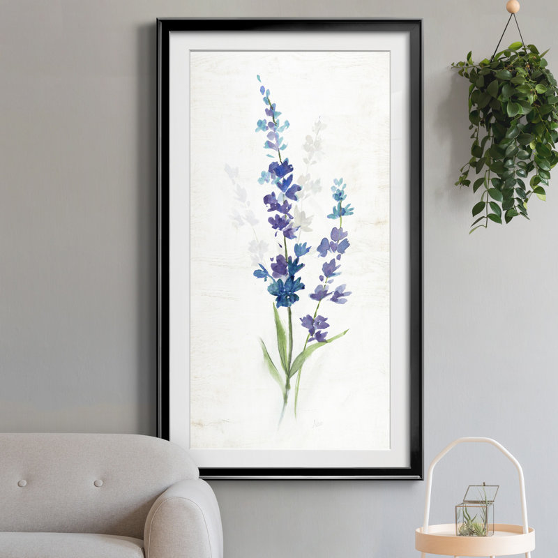 Fresh Cut Lavender II - impression, H 10,5 po x l 18,5 po x P 1,5 po, Noir