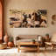 Ensemble de 3 reproductions d'art sur toile Mid-Century-922214043