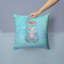 Coussin décoratif intérieur/extérieur aquarelle rhinoceros-129396571