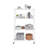Steel Adjustable Height Shelving Unit with Wheels-1537080352-1537080356