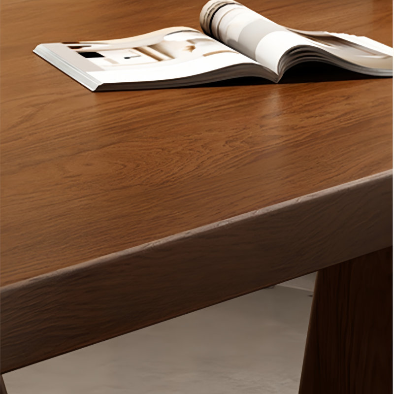 Rectangular Modern Solid Wood Dining Tables, 29.5"H x 86.6"L x 35.4"W 