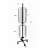 Alyha 17.7'' W Metal Shelving Unit with Wheels