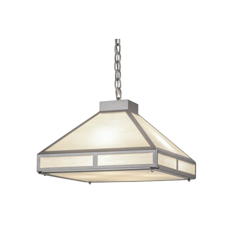 4 - Light Nickel Unique/Statement Pendant