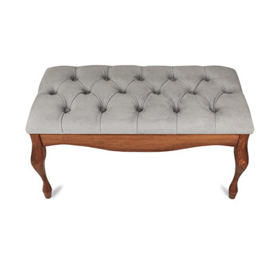 Moorebank 100% Polyester Upholstered Bench