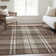 Premium Machine Washable Prisco Brown Rug