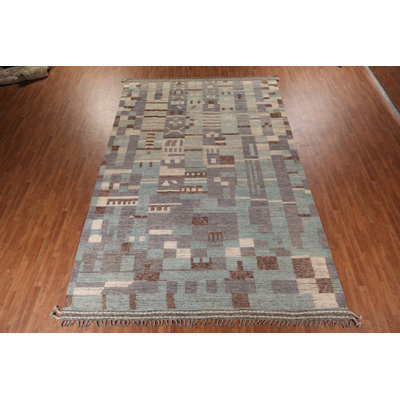 Handmade Moroccan Oriental Large Rug 10x15