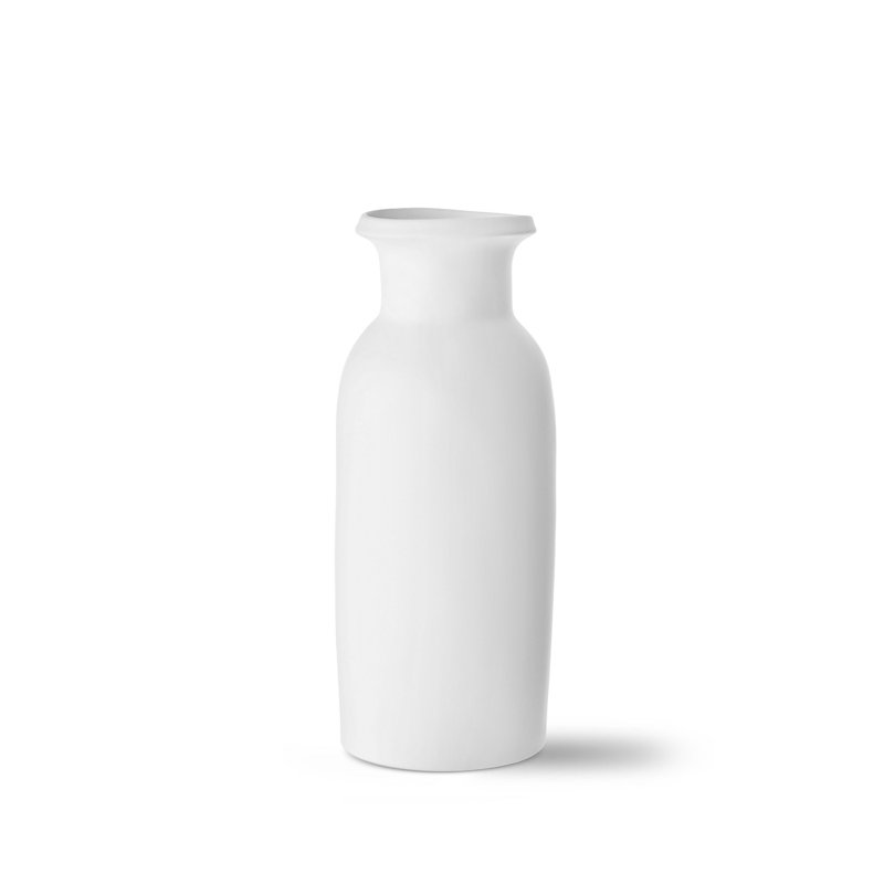 Elegant White Ceramic Vase, 6.7 x 6.7 x 16.5 inches | 100% High-Quality Ceramic, Perfect for Modern Home Décor | Ideal for Fresh Flowers & Stylish Arrangements, Adds a Touch of Sophistication to Any Room