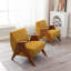 Upholstered Chenille Armchair-705432684