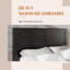 Structure de grand lit plateforme industrielle sans sommier tapissier