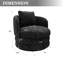 Fauteuil d'appoint en tonneau chenille 30 po-1572778991