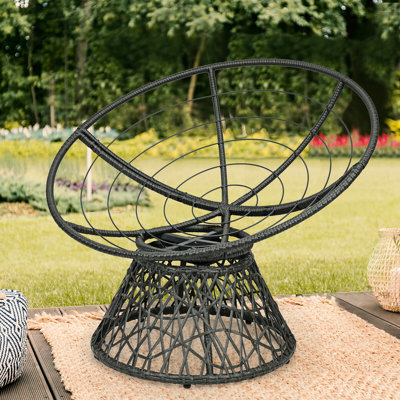 Fauteuil Papasan pivotant de l 37,5 po