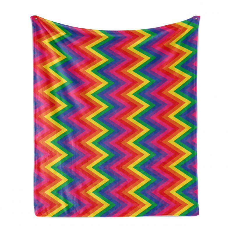 Hand Woven Throw Blanket, 50" W x 70" L