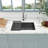 Rectangular Farmhouse Undermount Kitchen Sink with Accessories-123596487