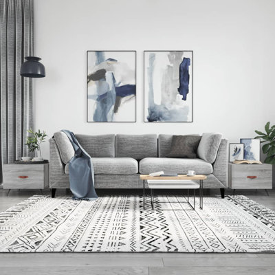 Four Leg Coffee Table with Storage