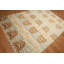 Tapis beige/bleu en laine Sauceda