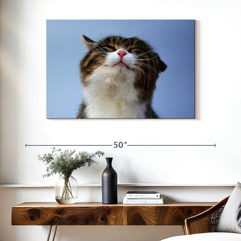Refreshed Cat, 26" H x 39" W