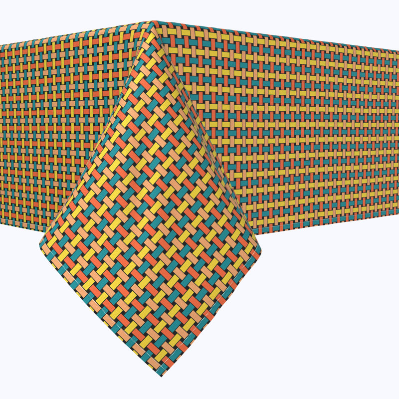 Waldrup Geometric Tablecloth, 54" x 54"
