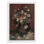 Impression florale rétro CXIV - reproduction de toile seulement - non encadrée