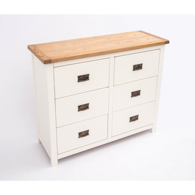 Abbas 110cm W 6 - Drawer Chest of Drawers