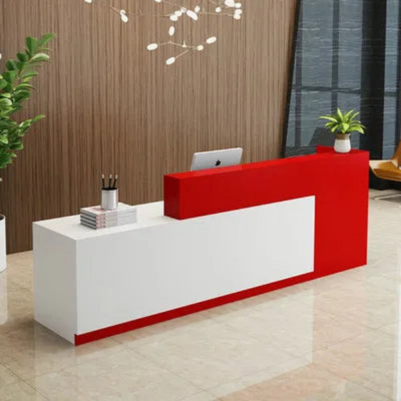 Cidera Executive Desk, White/Blue
