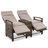 2 - Person Seating Recliner Outdoor Chaise Lounge Set With Storage And Cushions-1052418901
