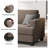 84.2” Upholstered Loveseat Sofa, Linen Fabric 2 Seater Couch For Apartment Bedroom Living Room Office-633412186