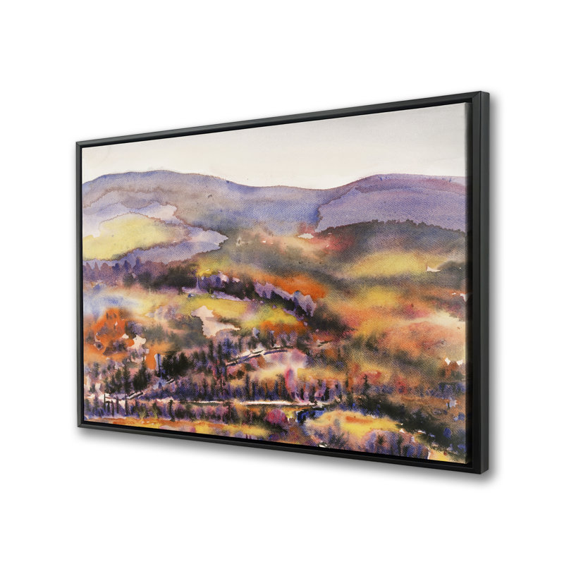 Beautiful Hills - Décor de toile encadrée bureau de paysages