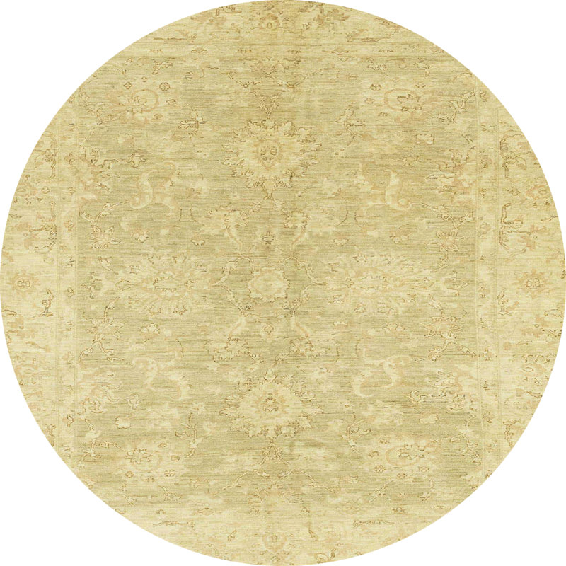 Abstract Indoor Rug, Round 4'