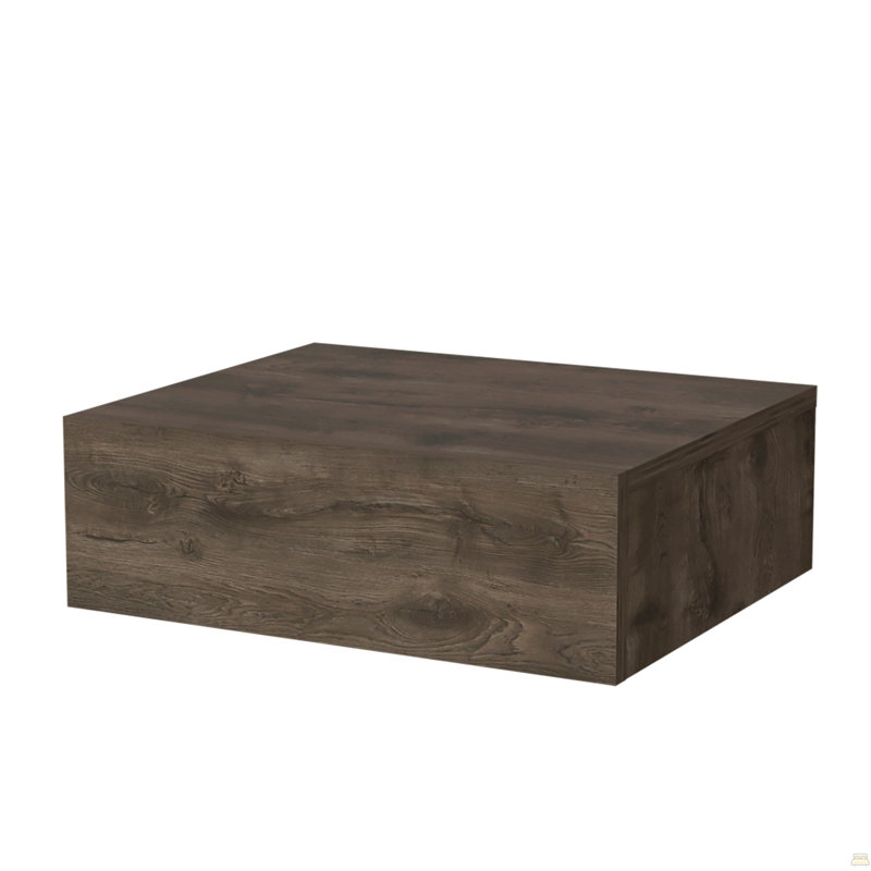 Table de chevet murale flottante, Marron foncé