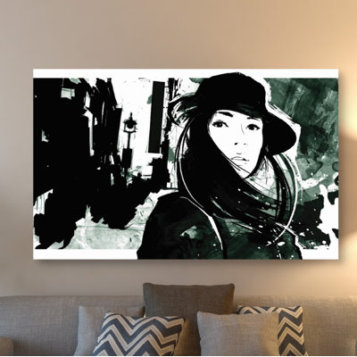 « unmasked 1 », impression sur toile