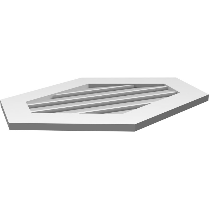 Pente verticale verticale en uréthane 5 pi, H 22 po x l 30 po x P 1 po