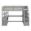 Lit mezzanine simple avec bureau et tablettes-1625706747