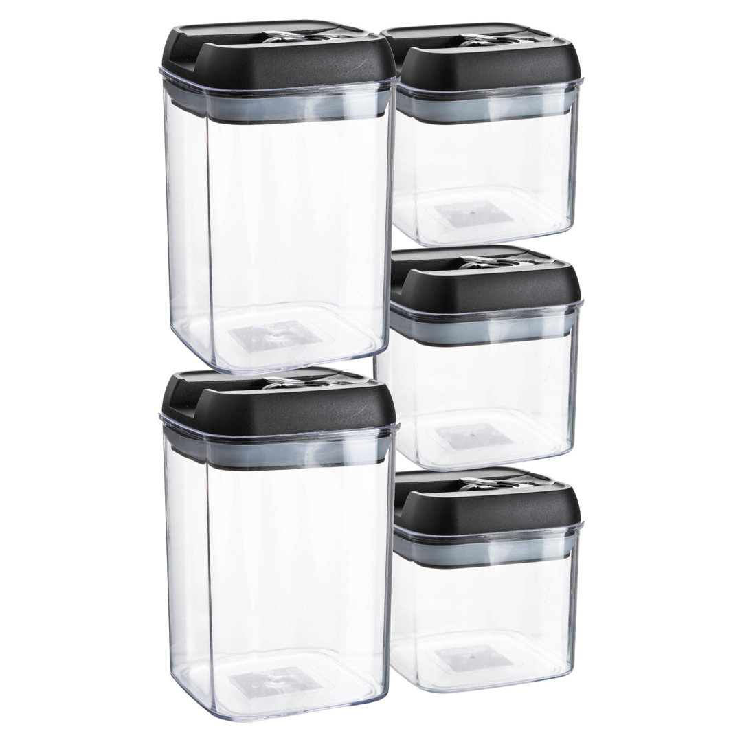 Argon Tableware - Flip Lock Food Storage Containers Set (2 Sizes)