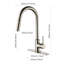 Robinet de cuisine avec douchette extractible-119337314