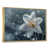 Toile avec cadre flottant or