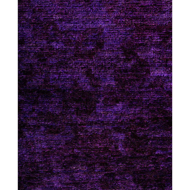 Overdyed One-of-a-Kind 6' 1" X 9' 1" Hand Knotted Area Rug