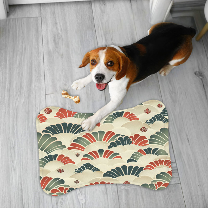 Tapis japonais à motif d'os - 1 pièce
