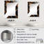 Miroir mural Fulmer - Geode Stone MIR136125-990628878