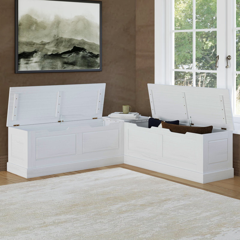 Banc de coin-repas Eslick, Blanc