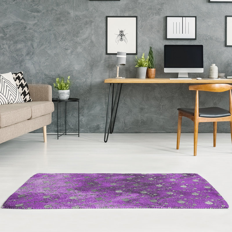 Tapis de zones mauves et de planètes monochromes, Rectangle 5 pi x 7 pi