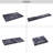 Area Rug, Black Washable Rug (Black+Gray)-94268957