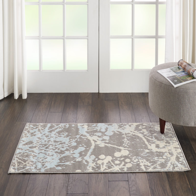 Kardinya Abstract Indoor Rug, Rectangle 2' x 4'