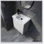 Ensemble de meuble-lavabo mural 20 po avec lavabo en céramique, armoire de rangement avec portes, ensemble d'armoire de salle de bain