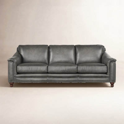Alpert 91.5'' Leather Sofa